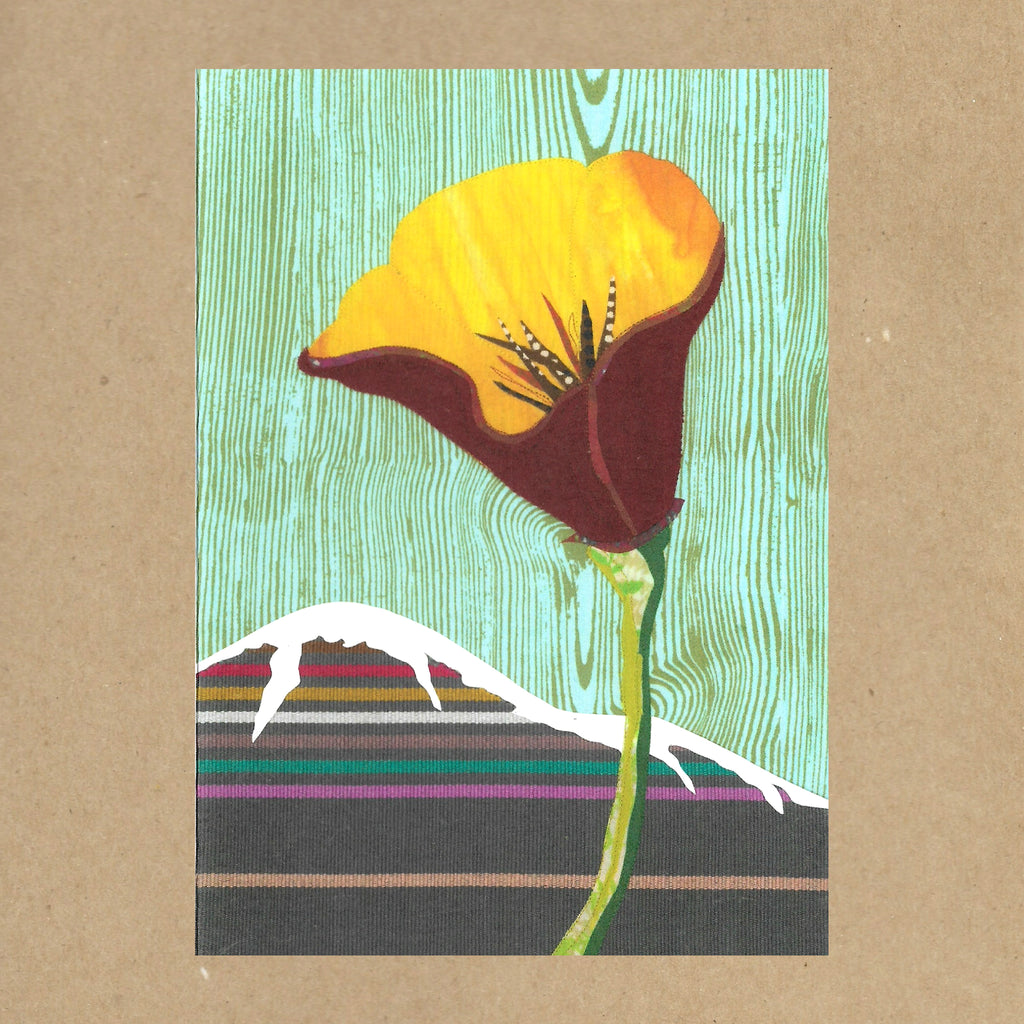 California Poppy No. 10 Blank Greeting Card