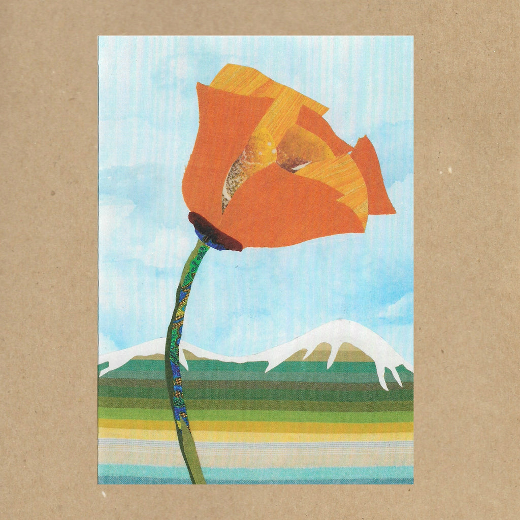 California Poppy No. 16 Blank Greeting Card