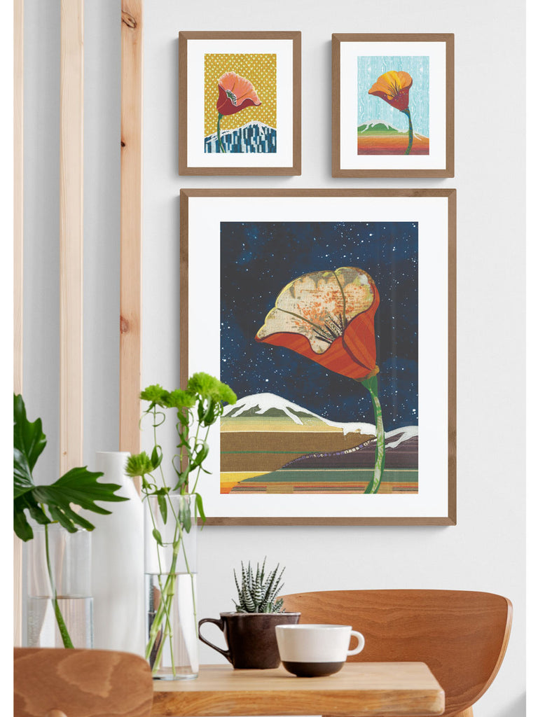 "California Poppy No. 7" Art Print