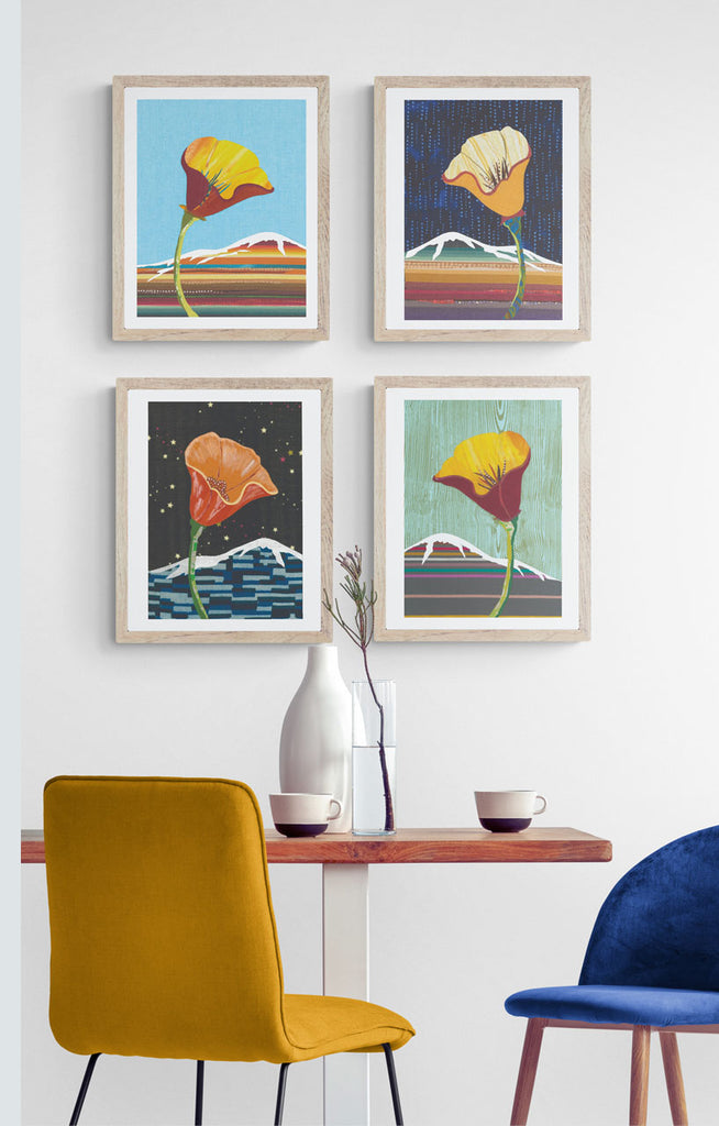 "California Poppy No. 5" Art Print
