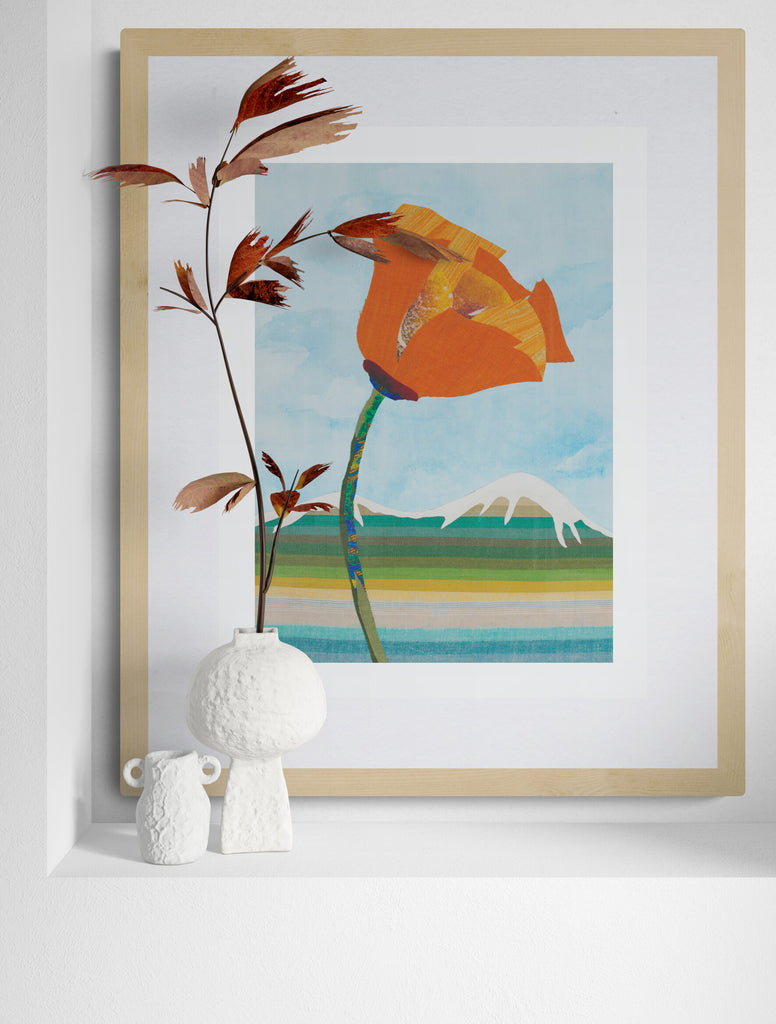 "California Poppy No. 16" Art Print