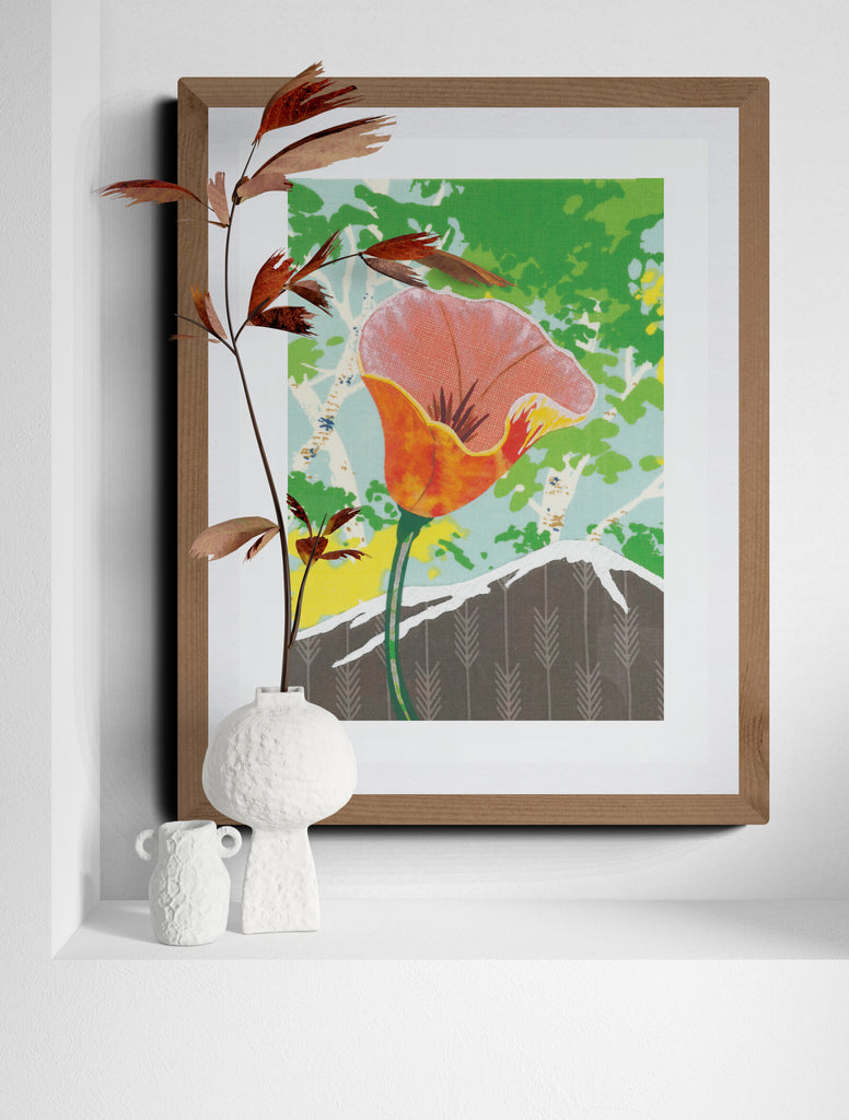 "California Poppy No. 2" Art Print