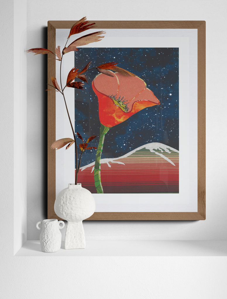 "California Poppy No. 5" Art Print