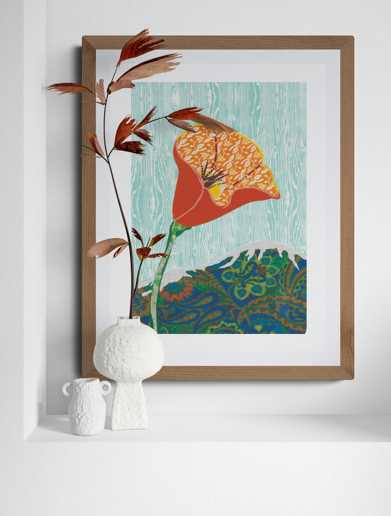 "California Poppy No. 7" Art Print