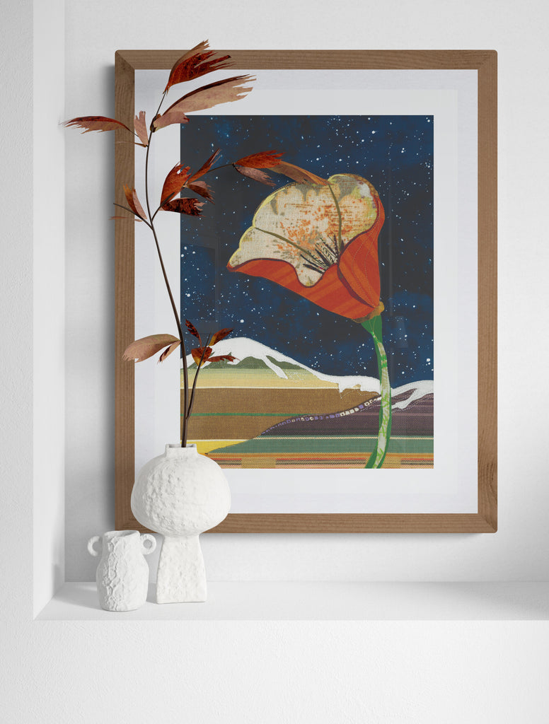"California Poppy No. 8" Art Print