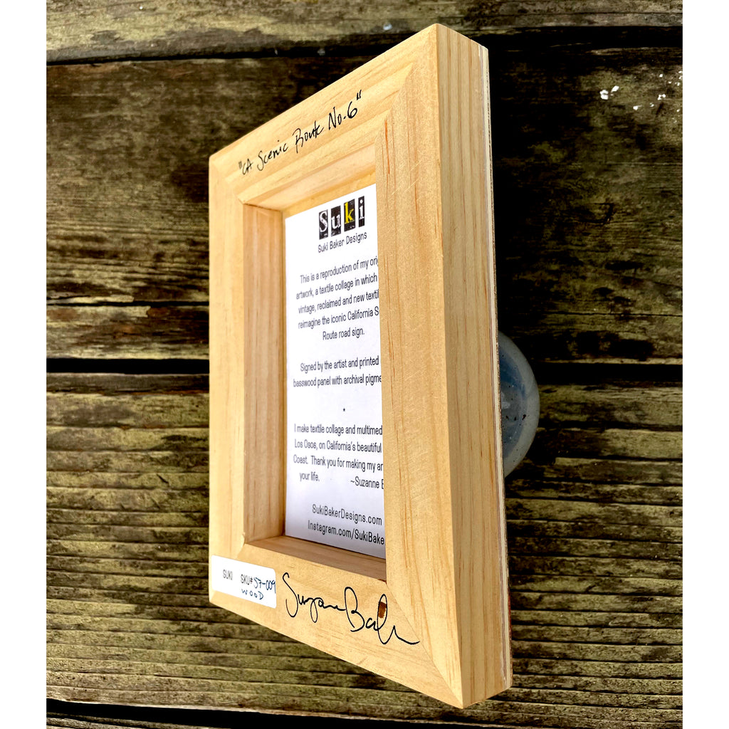 California Poppy No. 7 - Art Print on Wood Panel