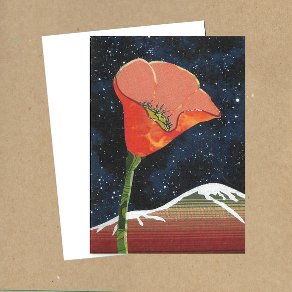 California Poppy No. 5 Blank Greeting Card